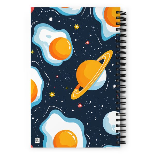 Cosmic Omelette with a Side of Stars - Spiral notebook