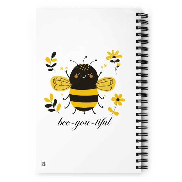 bee-you-tiful - Spiral notebook