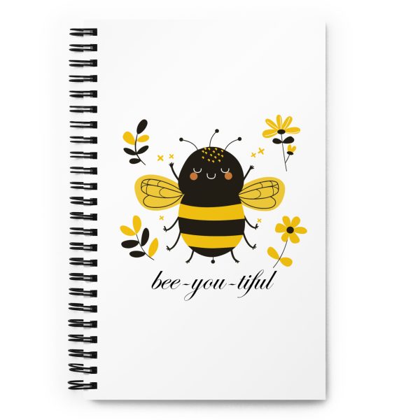 bee-you-tiful - Spiral notebook