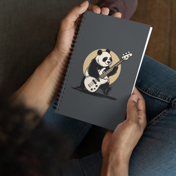 Low Frequency Panda - Spiral notebook