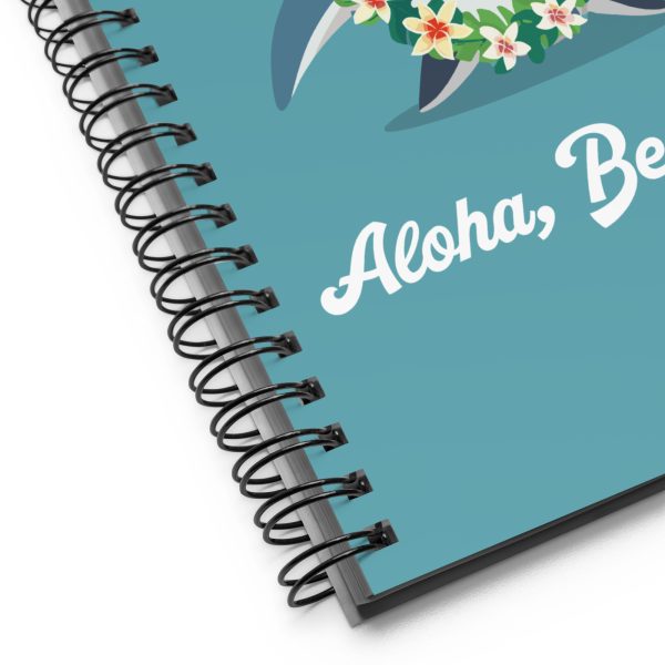 Tropical Shark: Aloha, Beaches! - Spiral notebook