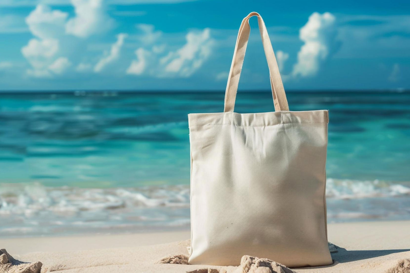 Tote Bag at the Beach