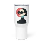 La Dame en Noir - Travel mug with a handle