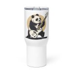 Low Frequency Panda - Travel mug with a handle