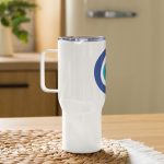 Unveiling the Ancient Evil Eye - Travel mug with a handle