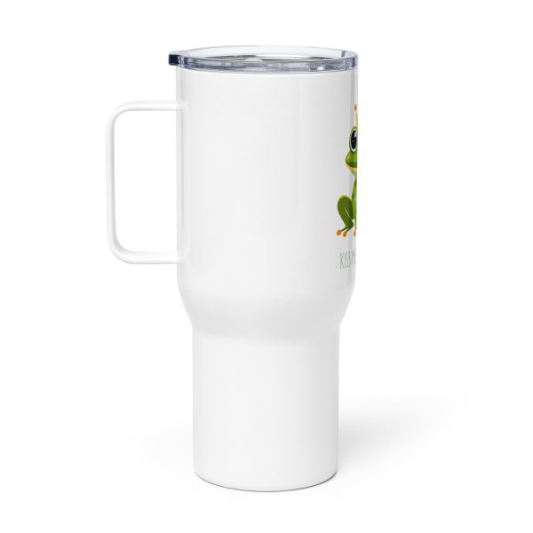 Royal Froggy: Kiss Me! I’m a Prince - Travel mug with a handle