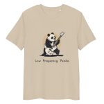 Low Frequency Panda - Unisex organic cotton t-shirt