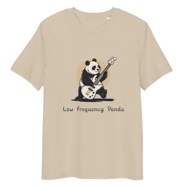 Low Frequency Panda - Unisex organic cotton t-shirt