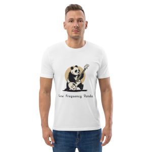 Low Frequency Panda - Unisex organic cotton t-shirt