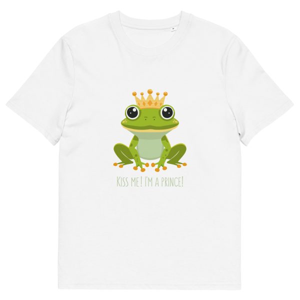 Royal Froggy: Kiss me! I’m a prince - Organic cotton t-shirt