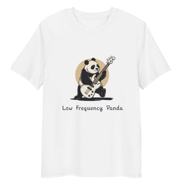 Low Frequency Panda - Unisex organic cotton t-shirt