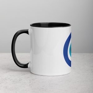 Unveiling the Ancient Evil Eye - Mug with Black Color Inside