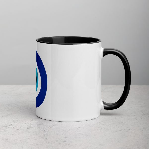 Unveiling the Ancient Evil Eye - Mug with Black Color Inside