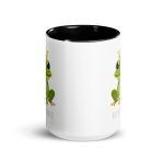 Royal Froggy: Kiss Me! I'm a Prince - Mug with Color Inside