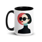 La Dame en Noir - Mug with Color Inside