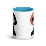 La Dame en Noir - Mug with Color Inside