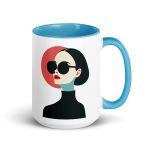 La Dame en Noir - Mug with Color Inside