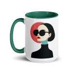 La Dame en Noir - Mug with Color Inside