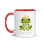 Royal Froggy: Kiss Me! I'm a Prince - Mug with Color Inside