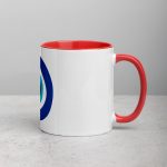 Unveiling the Ancient Evil Eye - Mug with Red Color Inside