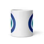 Unveiling the Ancient Evil Eye - White glossy mug