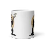 Low Frequency Panda - White glossy mug