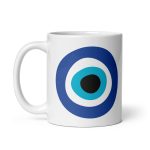 Unveiling the Ancient Evil Eye - White glossy mug