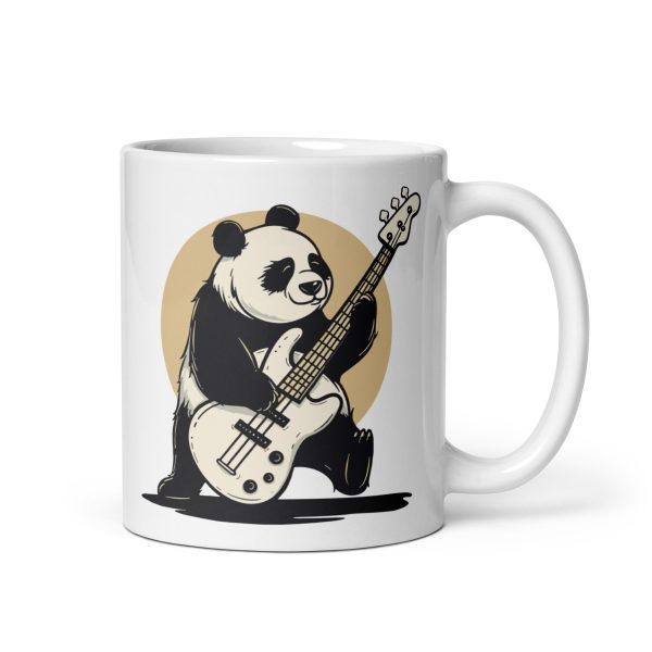 Low Frequency Panda - White glossy mug