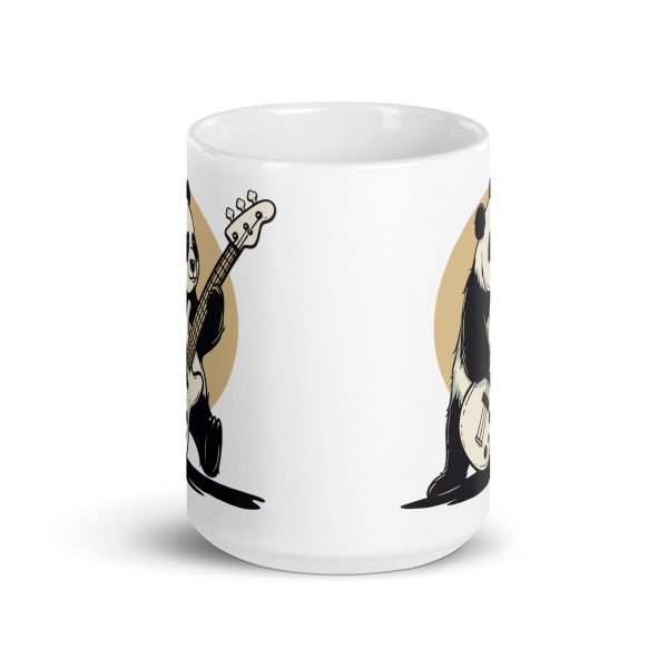 Low Frequency Panda - White glossy mug