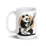 Low Frequency Panda - White glossy mug