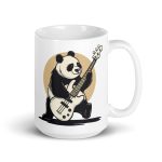 Low Frequency Panda - White glossy mug