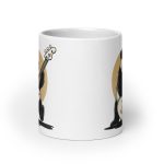 Low Frequency Panda - White glossy mug