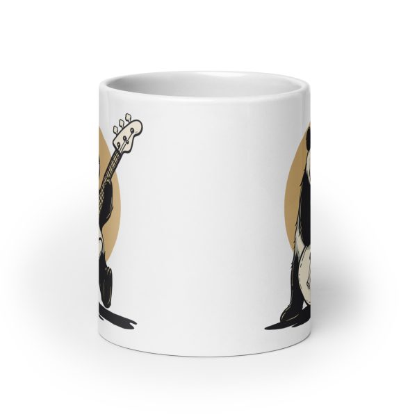 Low Frequency Panda - White glossy mug