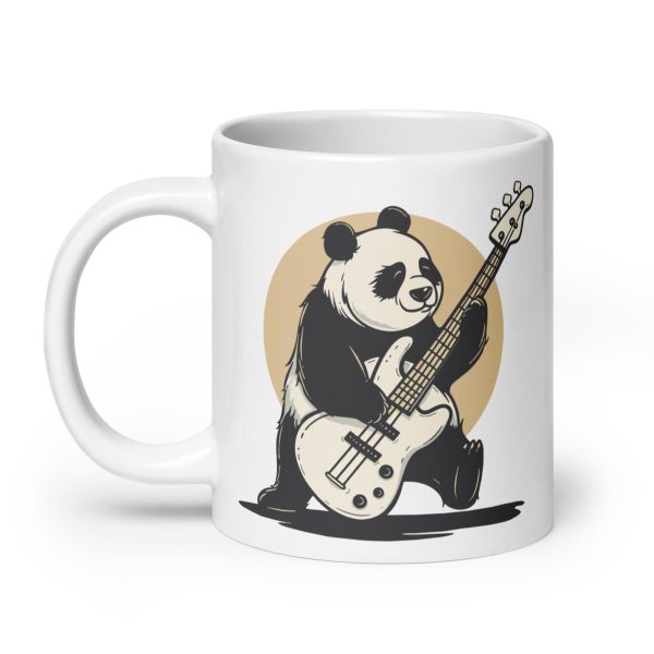 Low Frequency Panda - White glossy mug