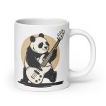 Low Frequency Panda - White glossy mug