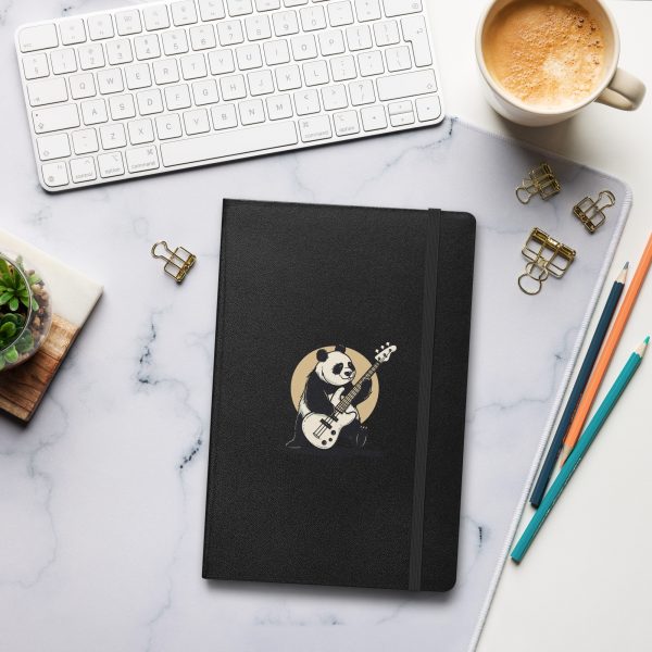 Low Frequency Panda - Hardcover bound notebook by JournalBook®