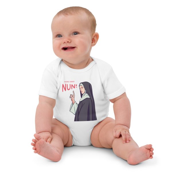 Zero Fucks Given - Organic cotton baby bodysuit