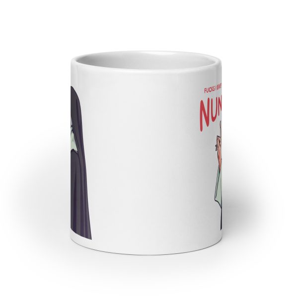 Zero Fucks Given - White glossy mug