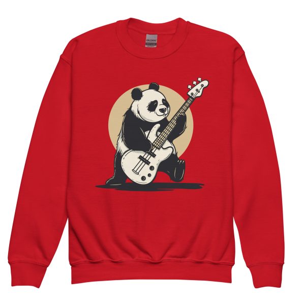 Low Frequency Panda - Youth crewneck sweatshirt