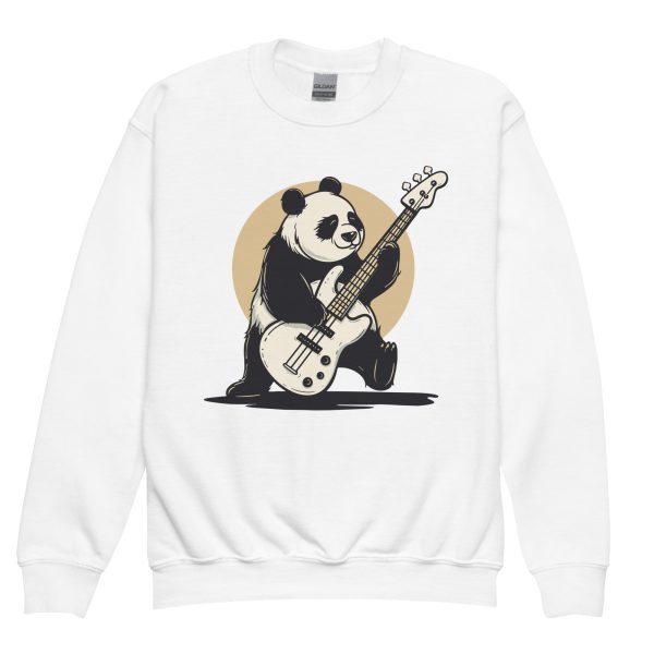 Low Frequency Panda - Youth crewneck sweatshirt