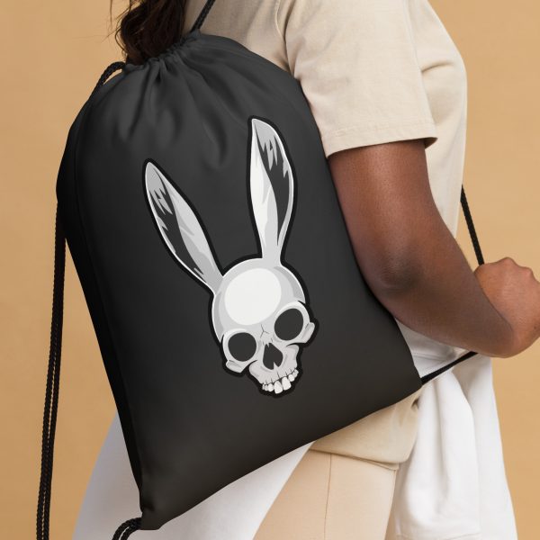 The Easter Bunny Skull - Drawstring bag