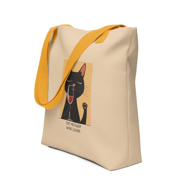 Cat Mother - Wine Lover - Tote bag