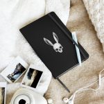 The Easter Bunny Skull - Hardcover bound notebook by JournalBook®