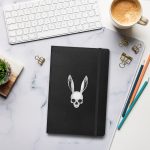 The Easter Bunny Skull - Hardcover bound notebook by JournalBook®