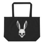 The Easter Bunny Skull - Large organic tote bag