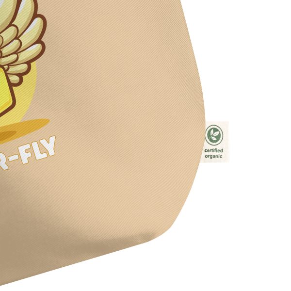 Butter-fly - Large organic tote bag