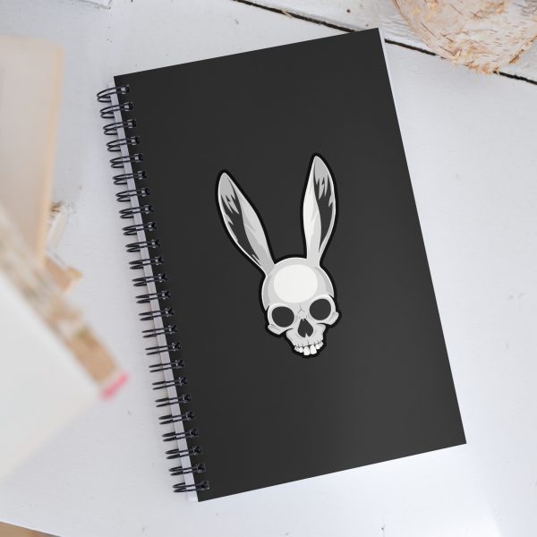 The Easter Bunny Skull - Spiral notebook