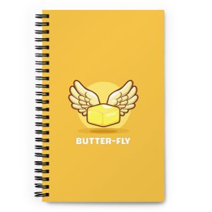 Butter-fly - Spiral notebook