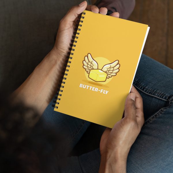 Butter-fly - Spiral notebook