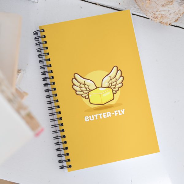 Butter-fly - Spiral notebook